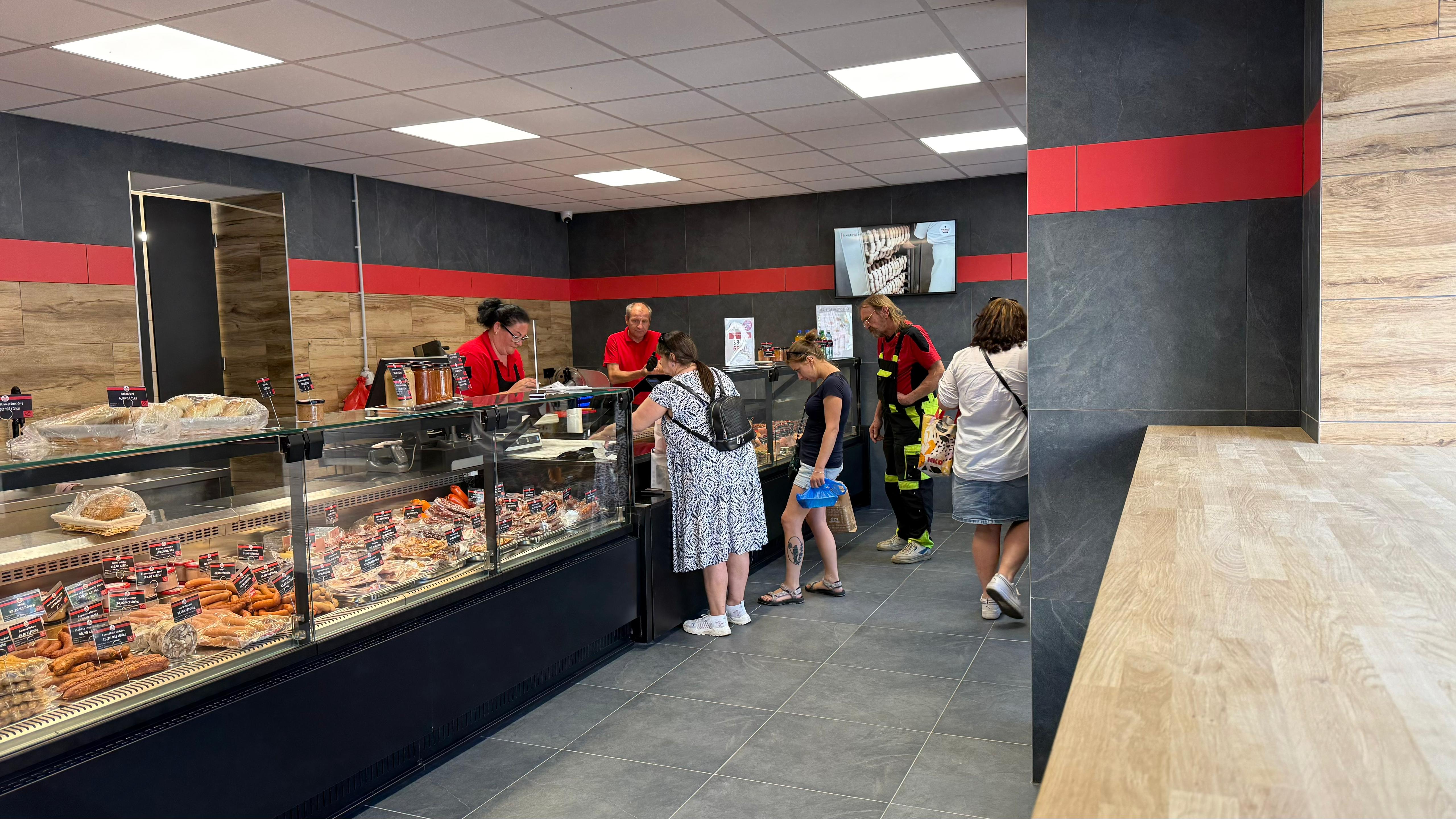 Interiér prodejny Rancherské speciality